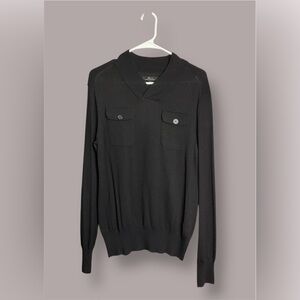 Marc Anthony V-Neck Black Sweater